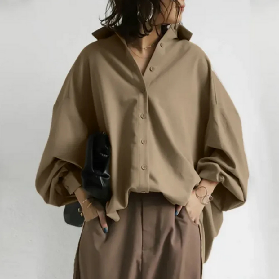 Gerda | Oversized Blouse Dames – Chic en Comfortabel Design voor Elke Gelegenheid