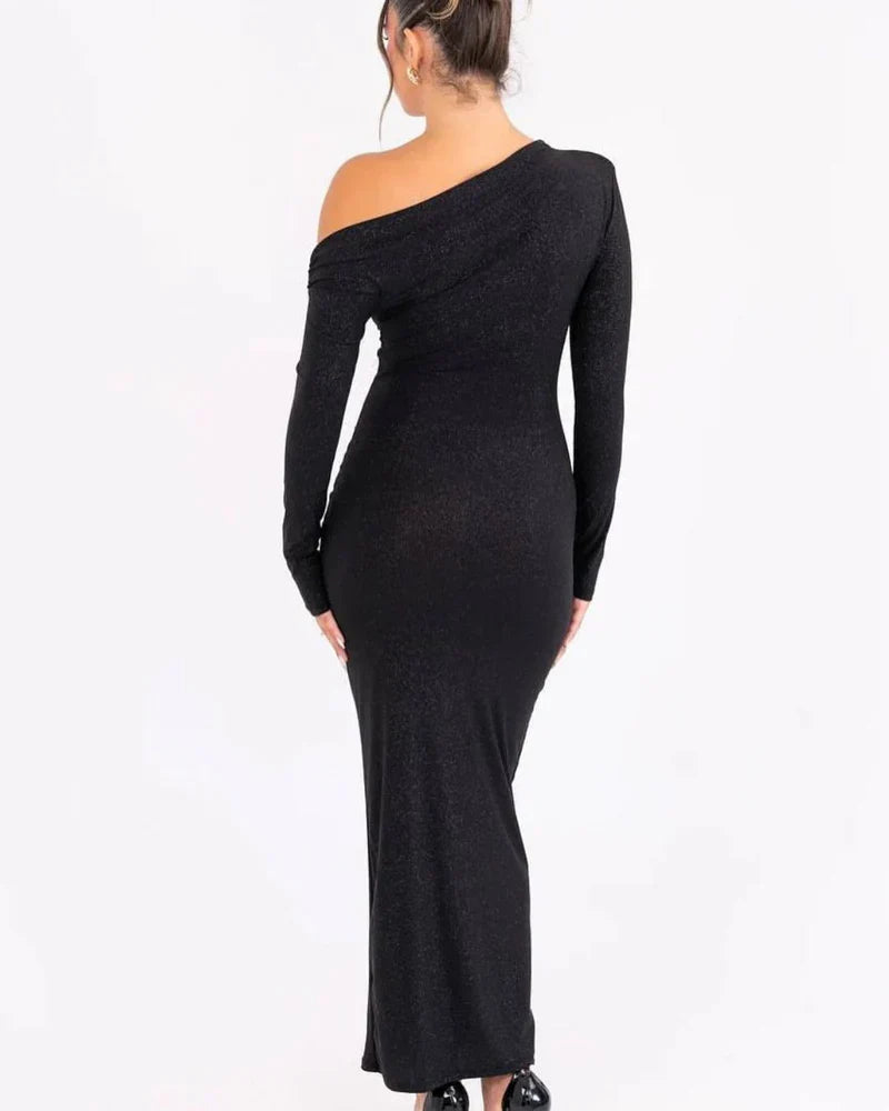Nicole - Glinsterende Maxi Jurk