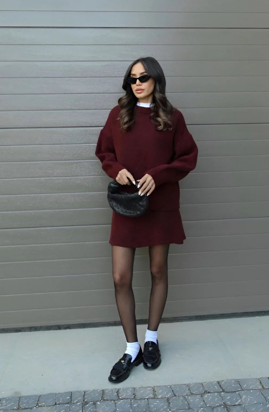 Nola Winterset | Dames viral trendy set met losse fit en zachte wolmix