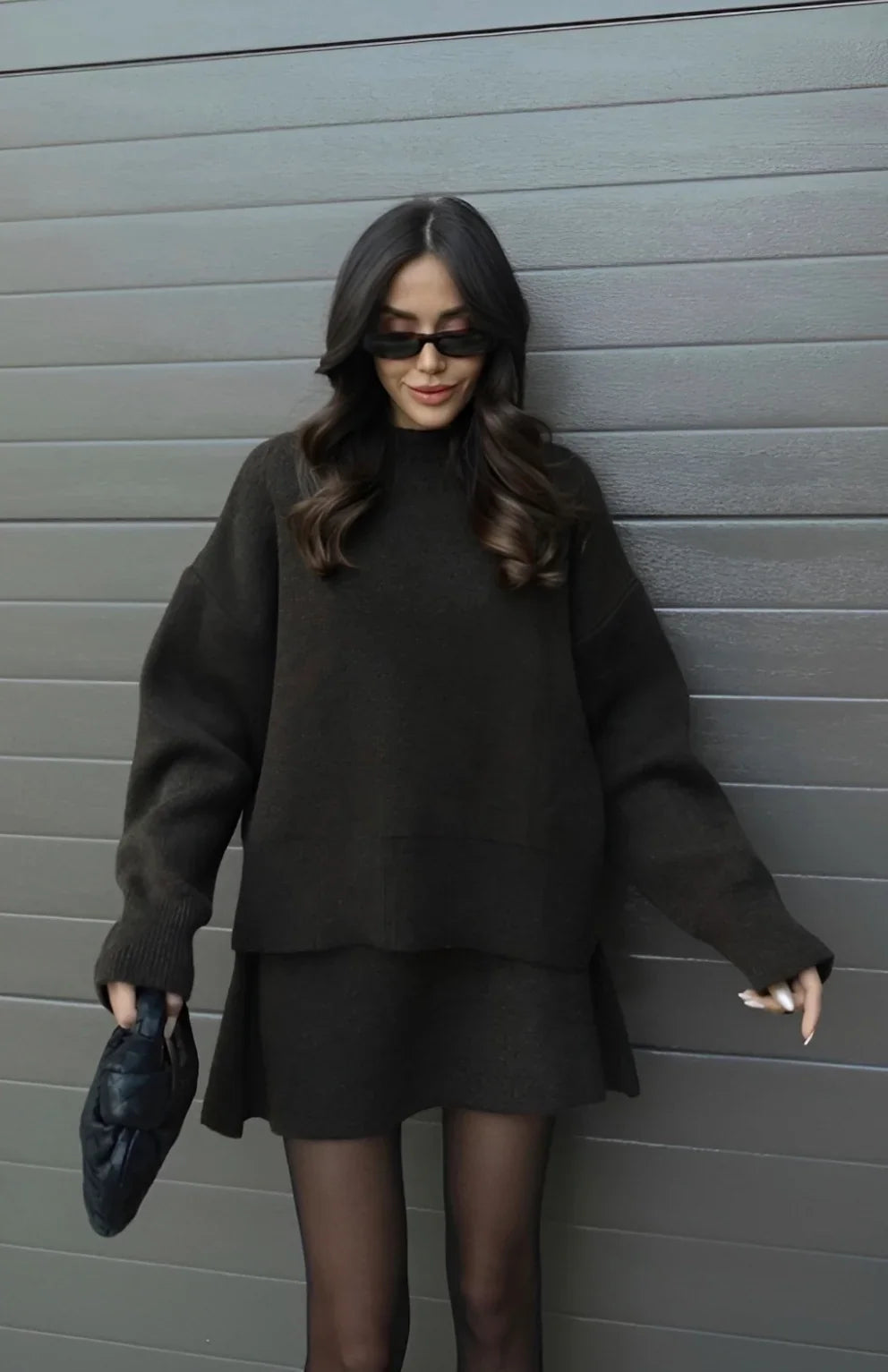 Nola Winterset | Dames viral trendy set met losse fit en zachte wolmix