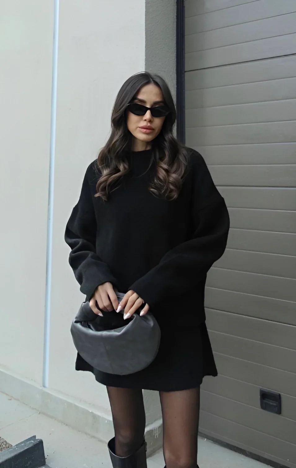 Nola Winterset | Dames viral trendy set met losse fit en zachte wolmix