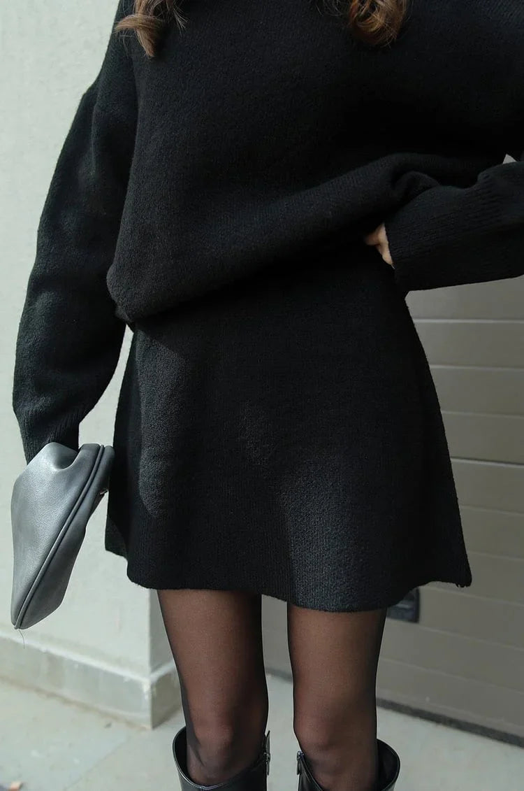 Nola Winterset | Dames viral trendy set met losse fit en zachte wolmix
