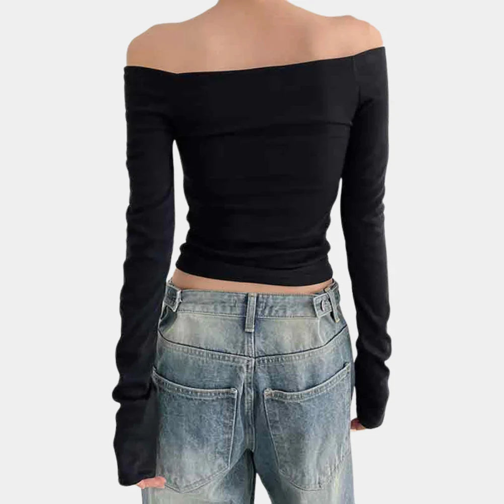Off-shoulder top voor dames