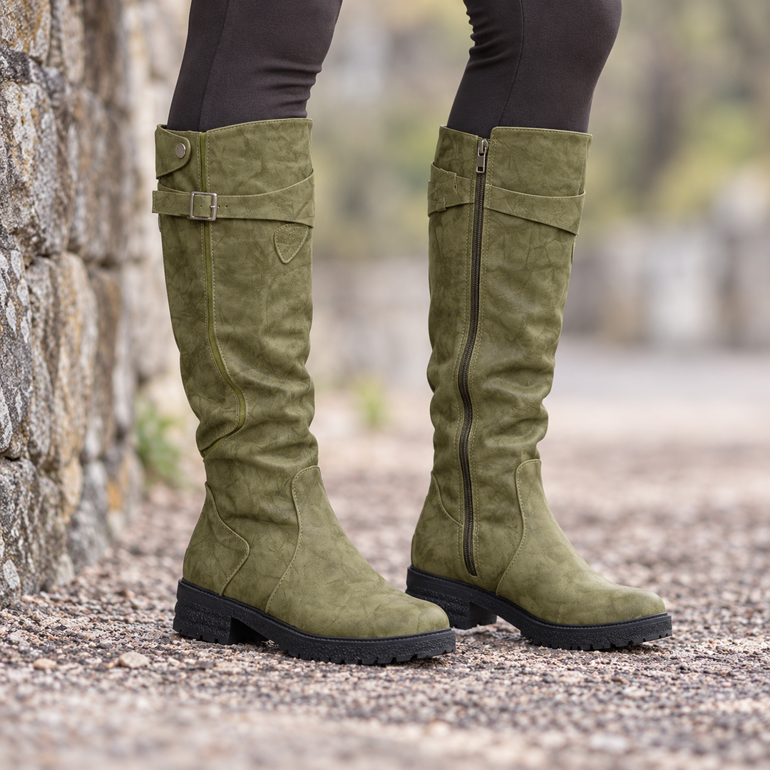 Dames Orthopedische Leren Laarzen met Arch Support