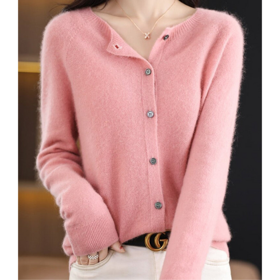 Milana | Zachte Merino Wollen Dames Cardigan
