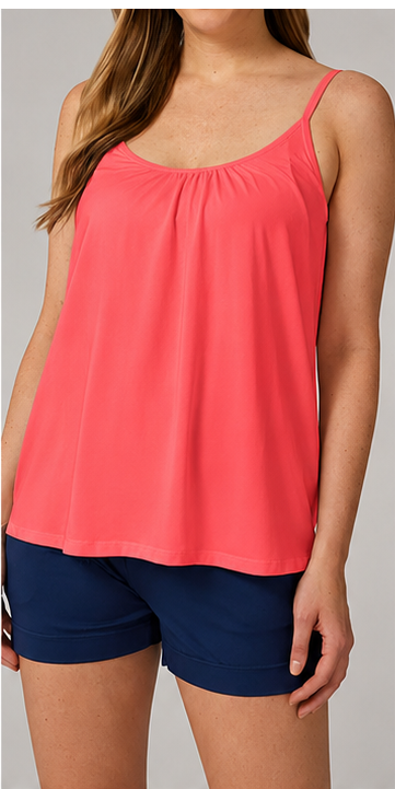 Dames Getailleerde Top – Casual met Plooi voor Zomergebruik