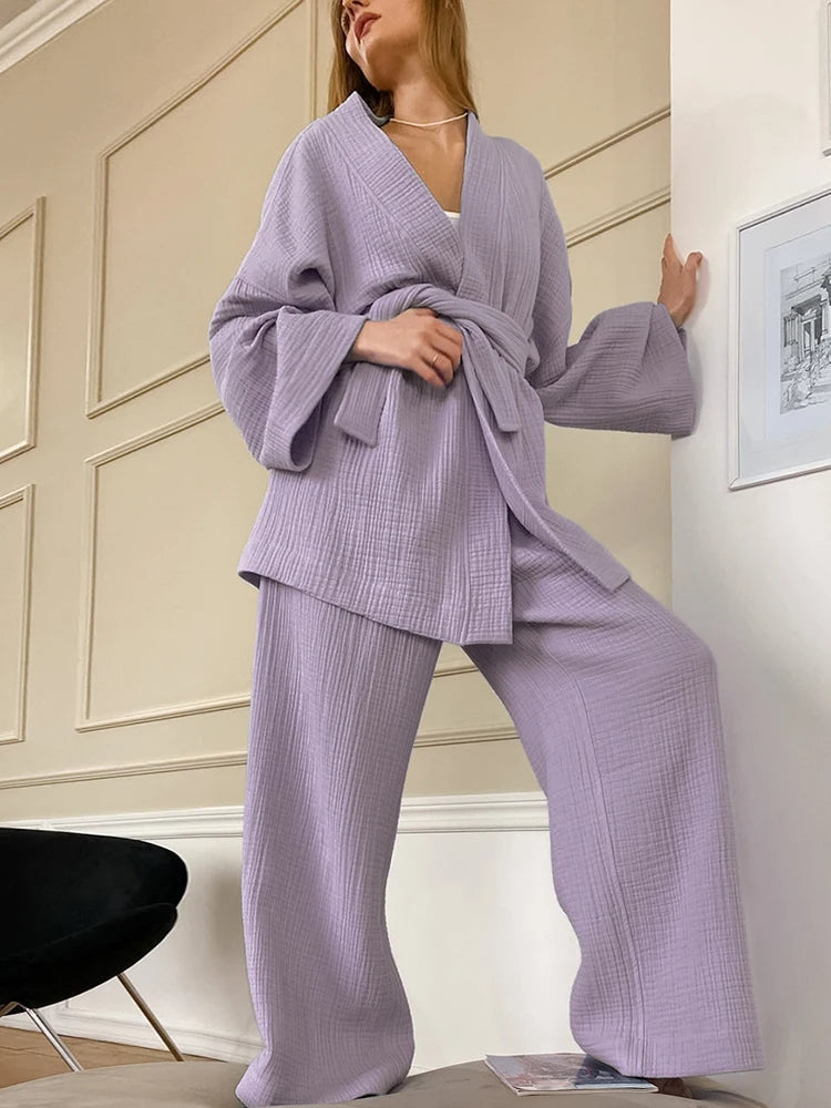 Comfortabele Kimono Set voor Dames