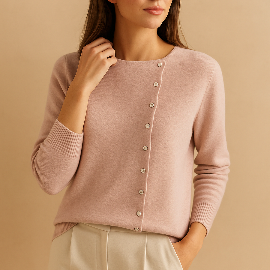 Dames Ronde Hals Trui – Gebreid, Casual Basic, Lange Mouwen, Herfst en Winter