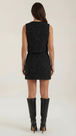 Dames Slim Fit Set – Mouwloze Top en Mini Rok, Geschikt voor Zomer en Casual Gebruik