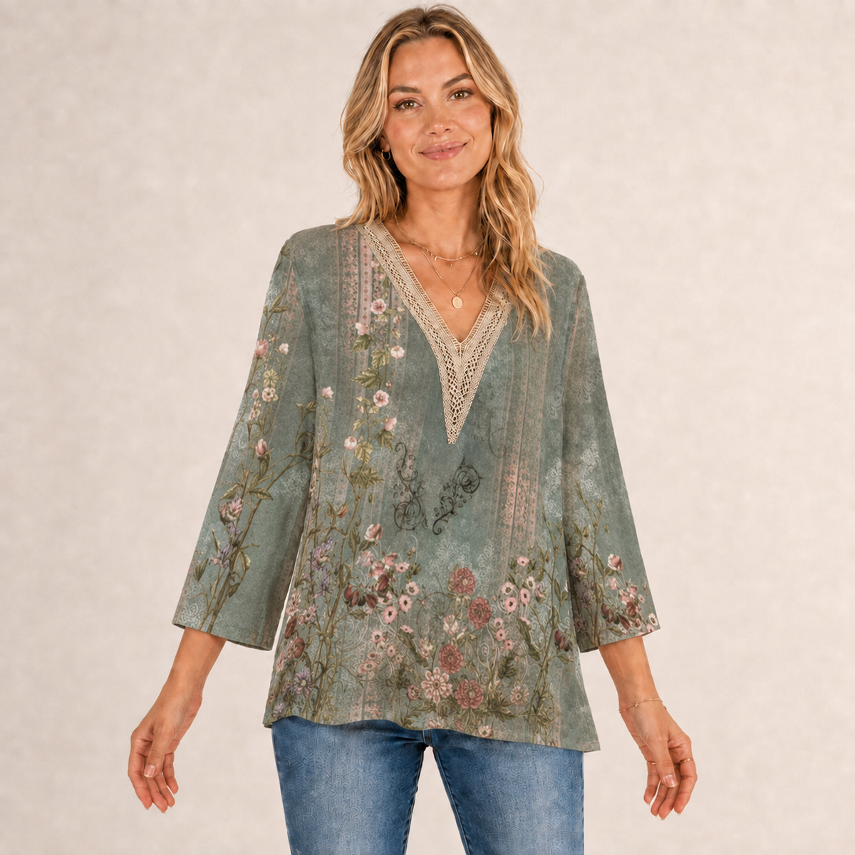 Della | Damesblouse met elegante pasvorm en duurzame stof voor tijdloze stijl