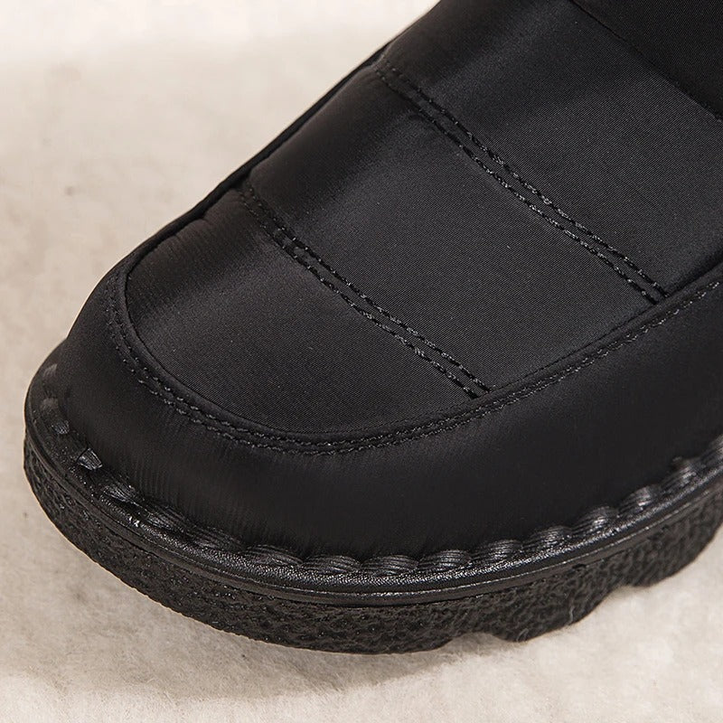 Dames Winterlaarzen Gevoerd met Klittenbandsluiting