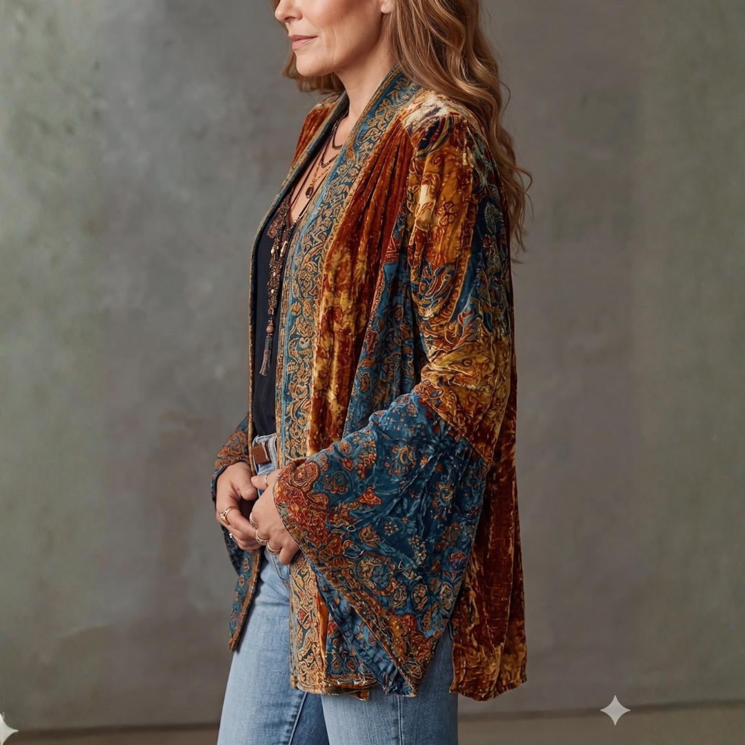 Petra - Flanel Boho-jas voor vrouwen