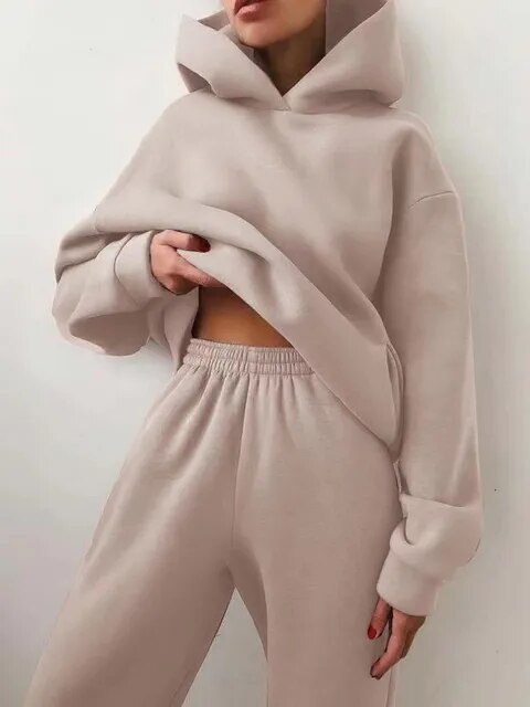 Skylar - Oversized trainingspak met capuchon
