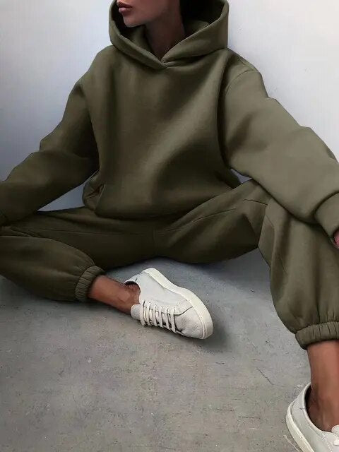 Skylar - Oversized trainingspak met capuchon