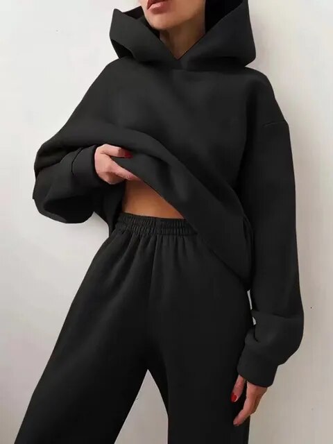 Skylar - Oversized trainingspak met capuchon