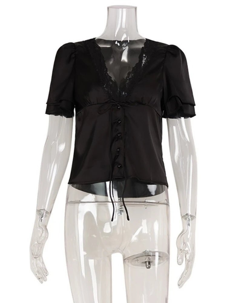 Dames Getailleerde Blouse – Met Knopen, Geschikt voor Werk en Casual Gebruik