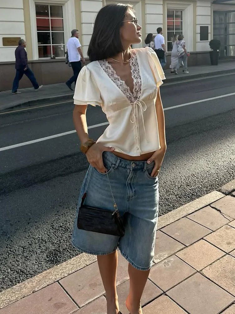 Dames Getailleerde Blouse – Met Knopen, Geschikt voor Werk en Casual Gebruik