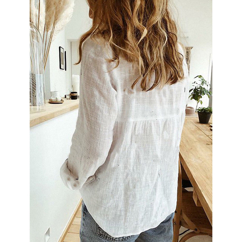 Chloë Casual Blouse | Een Stoere & Luchtige Damesblouse