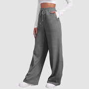 Tara - Gevoerde Joggingbroek met Wijde Pijpen voor Vrouwen