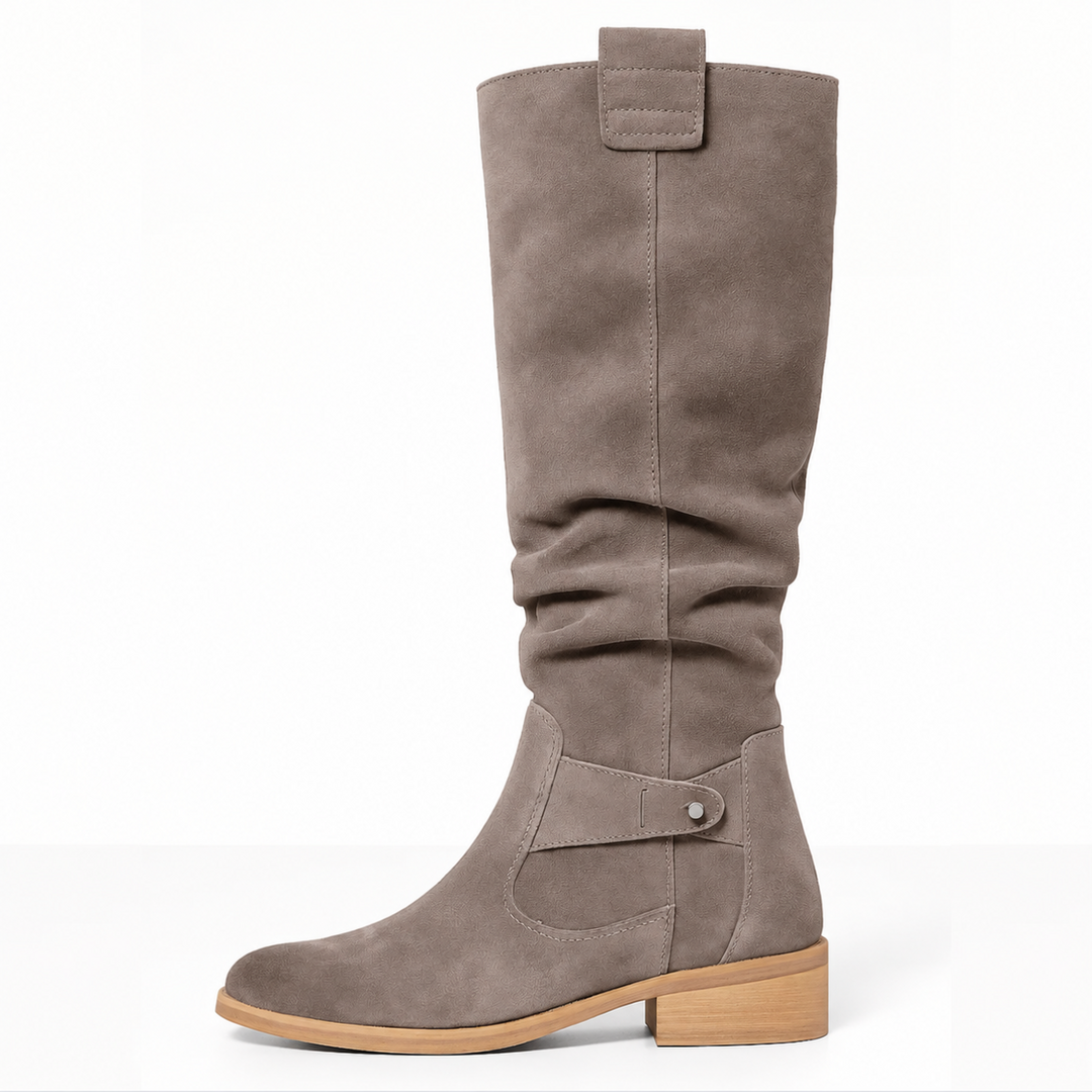 Britt Suede Laarzen Dames | Elegante en Comfortabele Pasvorm, 3 cm Hak