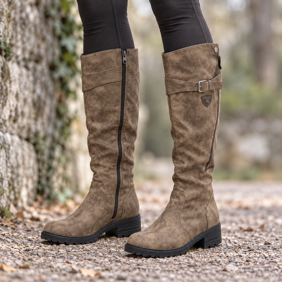 Dames Orthopedische Leren Laarzen met Arch Support