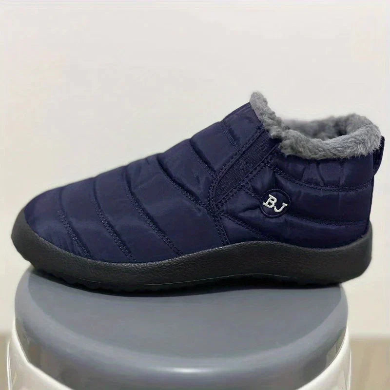 Dames Snowboots Enkelhoog met Fleecevoering en Instapsluiting