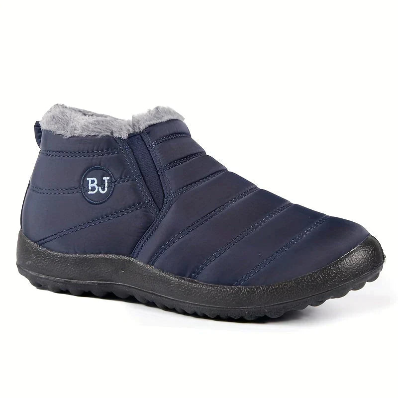 Dames Snowboots Enkelhoog met Fleecevoering en Instapsluiting