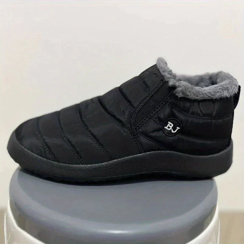 Dames Snowboots Enkelhoog met Fleecevoering en Instapsluiting