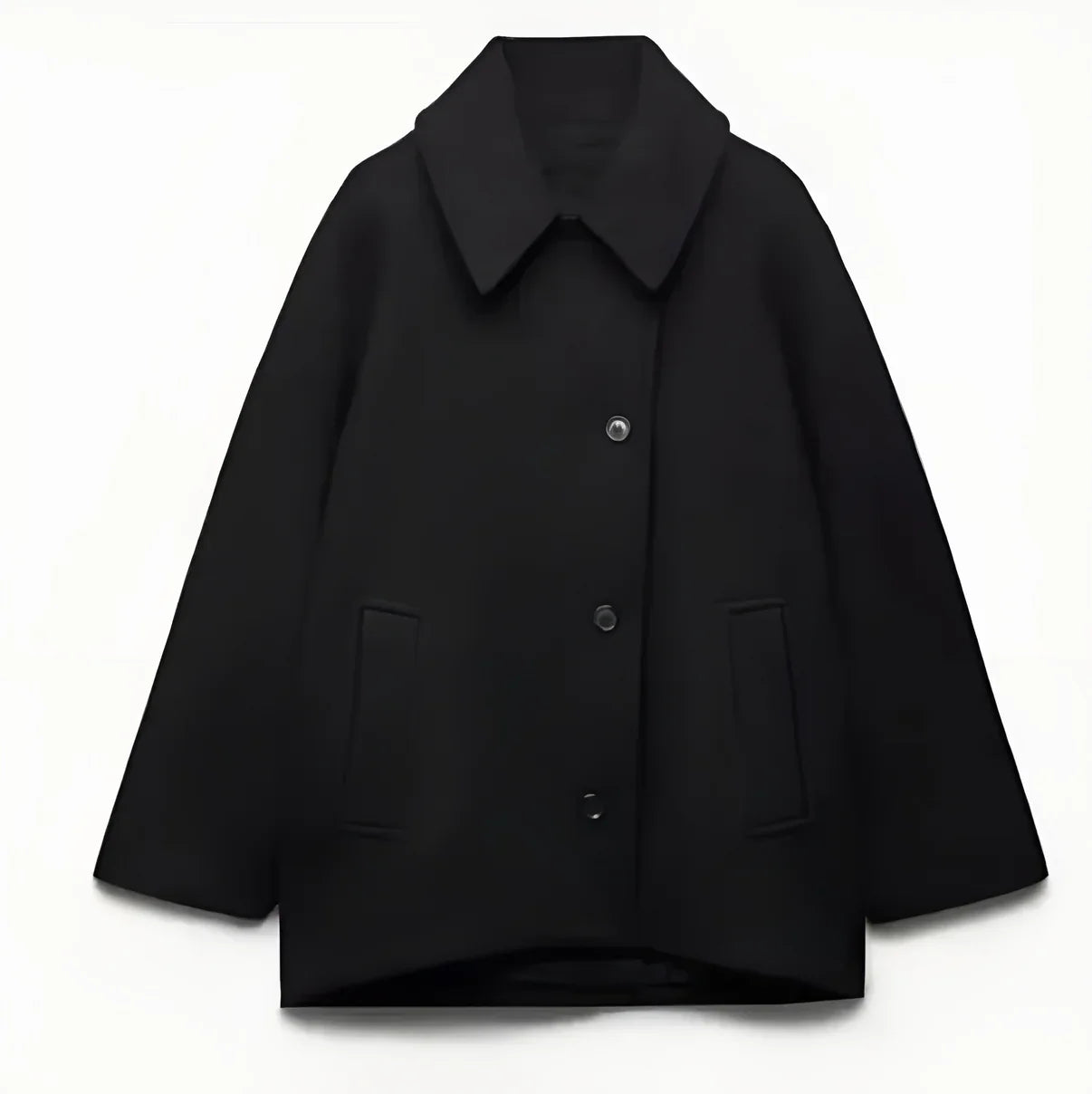 Viene Winterjas | Dames oversized jas met zachte wolmix en trendy design