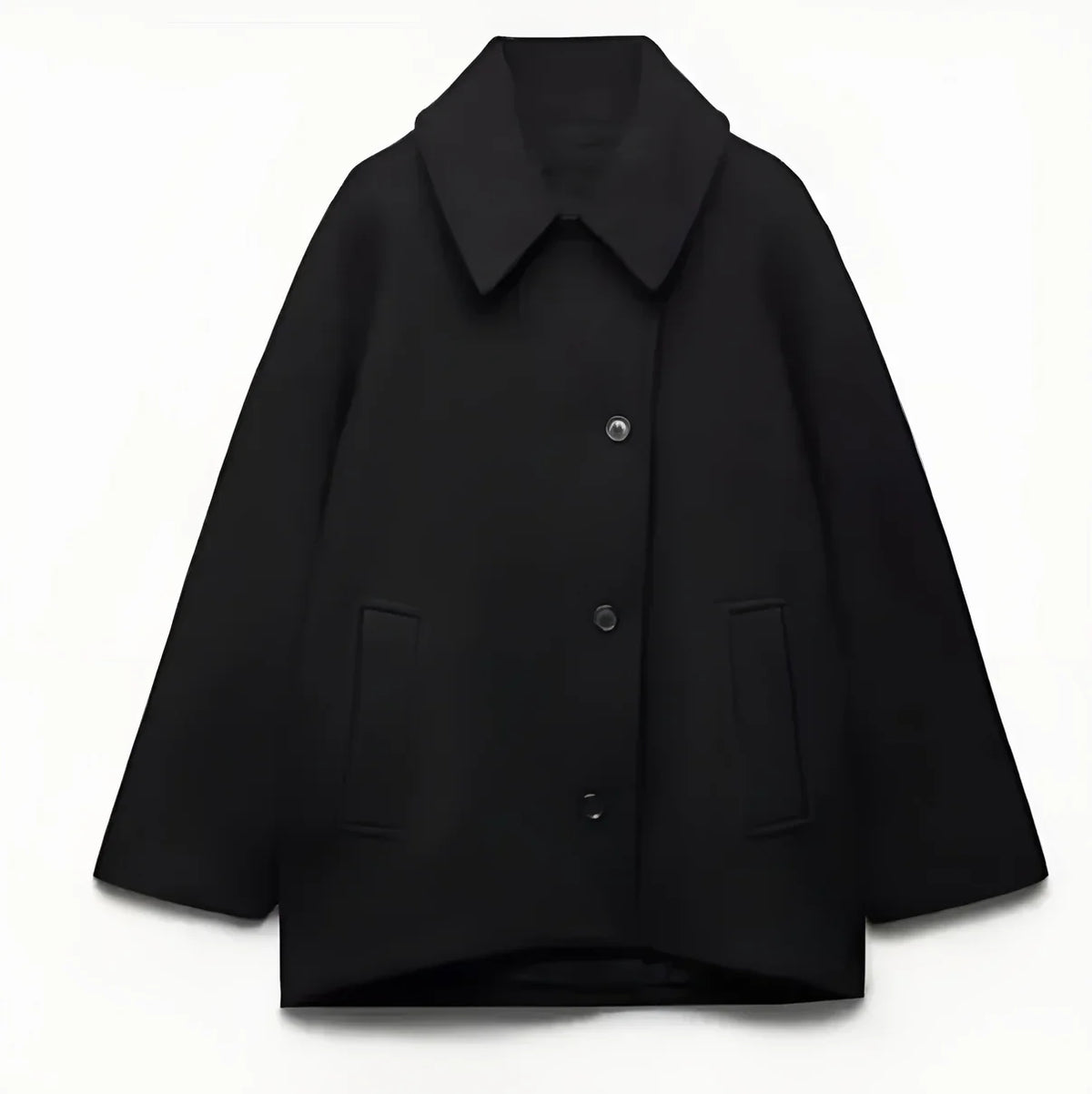 Viene Winterjas | Dames oversized jas met zachte wolmix en trendy design