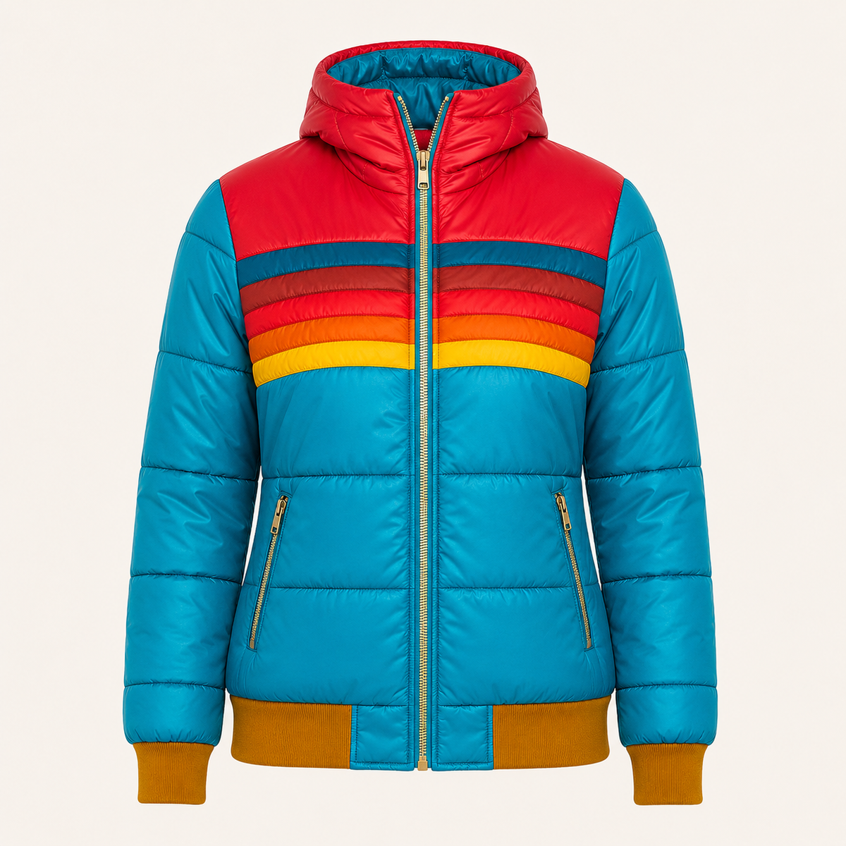 Marietta Jas | Dames jas met waterdichte stof, capuchon en elegante pasvorm