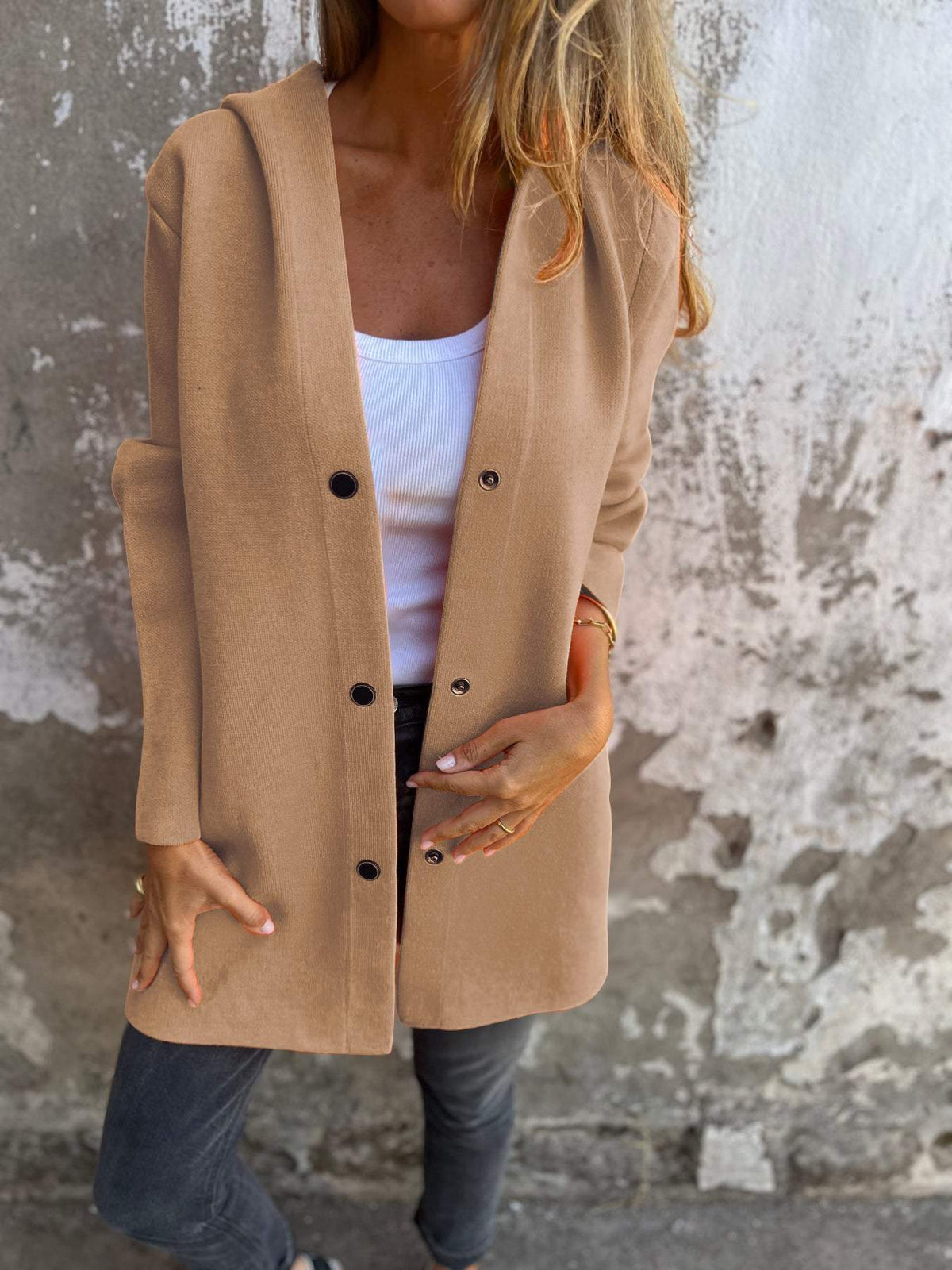 Venus Dames Jas | Zachte gebreide Hoodie, Casual