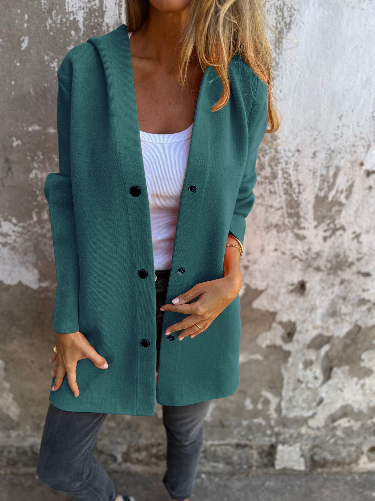 Venus Dames Jas | Zachte gebreide Hoodie, Casual