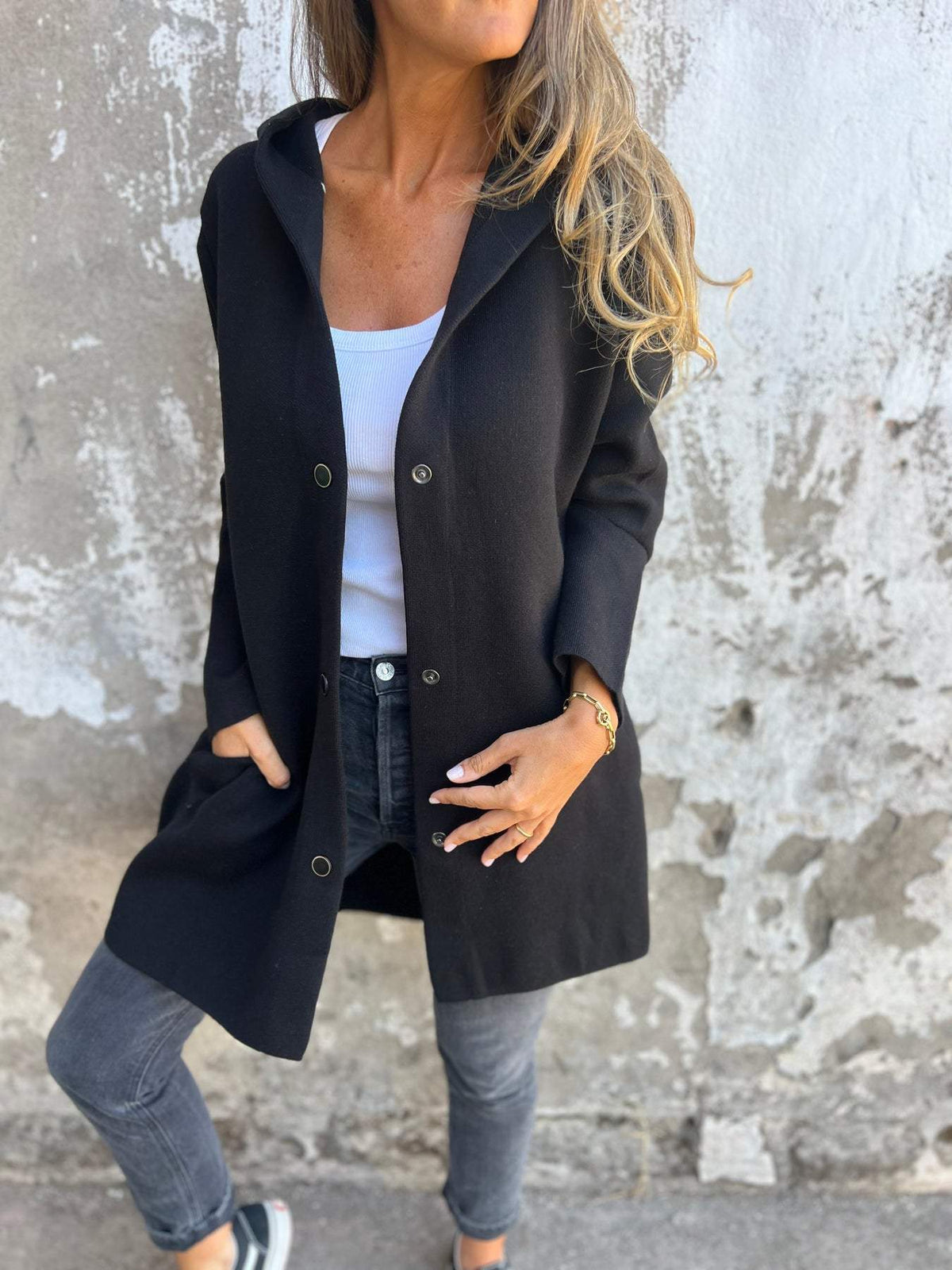 Venus Dames Jas | Zachte gebreide Hoodie, Casual