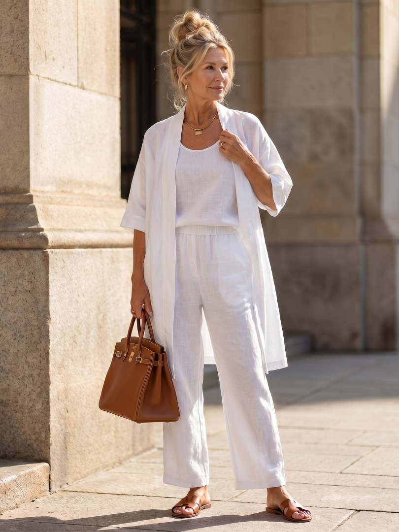 Dames Set – Comfortabele Pasvorm voor Thuisgebruik, Geschikt voor Lente en Zomer
