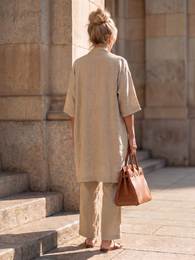 Dames Set – Comfortabele Pasvorm voor Thuisgebruik, Geschikt voor Lente en Zomer