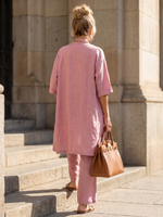 Dames Set – Comfortabele Pasvorm voor Thuisgebruik, Geschikt voor Lente en Zomer