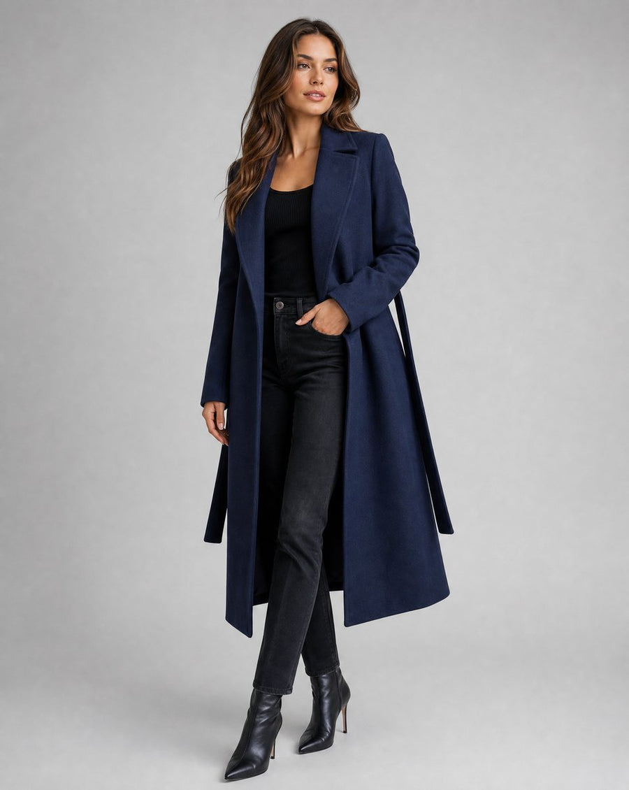 Dames Getailleerde Trenchcoat – Met Ceintuur, Geschikt voor Lente en Herfst