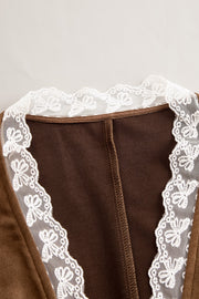 Dames Getailleerde Blouse – Lange Mouwen, V-Hals, Met Knopen, Geschikt voor Werk en Dagelijks Gebruik