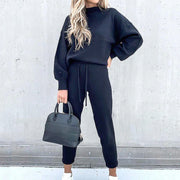Heleen | Dames Loungewear Set met Hoge Taille – Comfortabele & Stijlvolle Twee-delige Set
