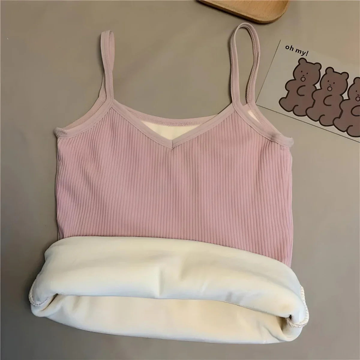 Zachte fleece top voor dames