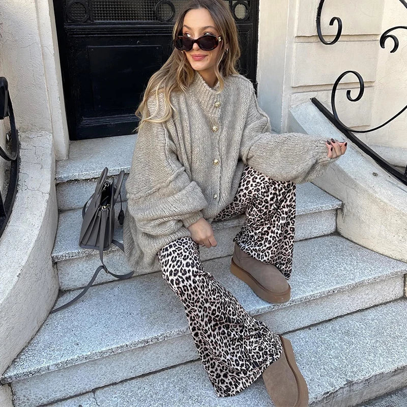 Zara oversized vest dames | Lang vest met gouden knopen en losse pasvorm