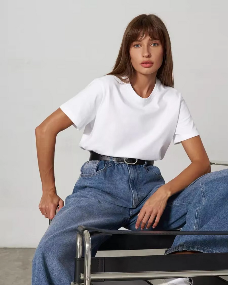 Ziah - Basis T-shirt Met Korte Mouwen