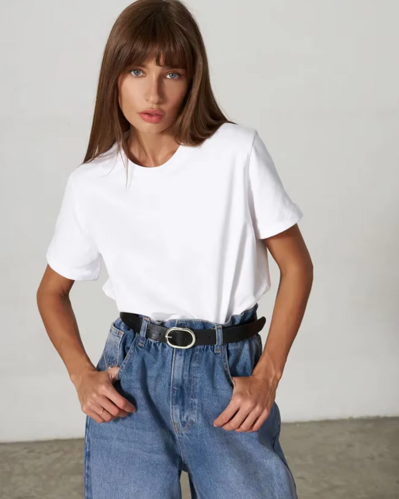 Ziah - Basis T-shirt Met Korte Mouwen