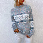 Zinnia Warme Trui | Damestrui met Noors patroon en zachte stof