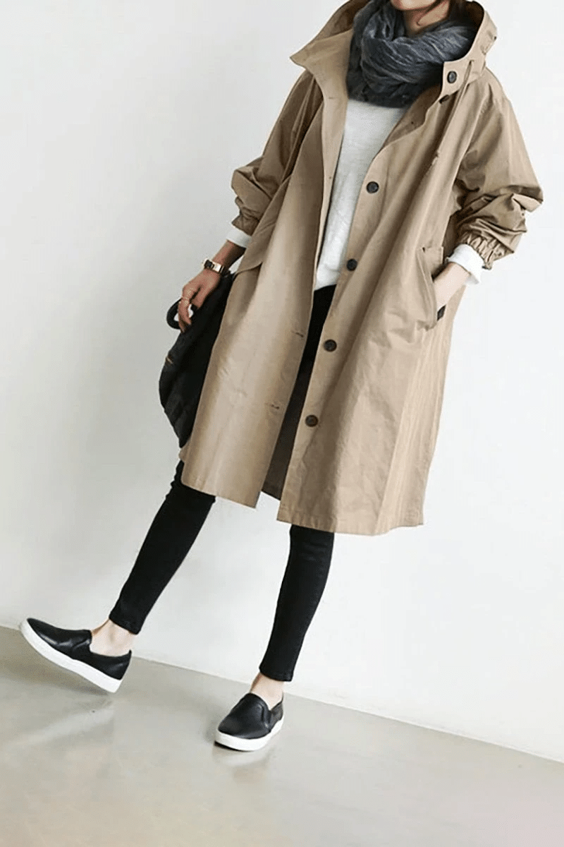 Dames Windjack, Lichtgewicht, Waterdicht, Met Capuchon