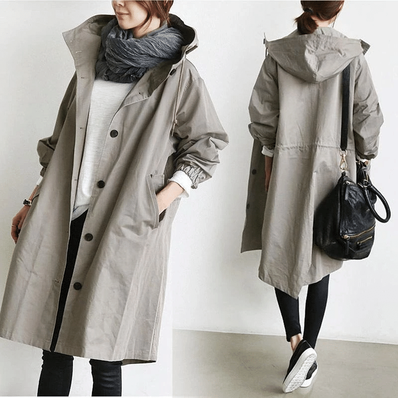 Dames Windjack, Lichtgewicht, Waterdicht, Met Capuchon