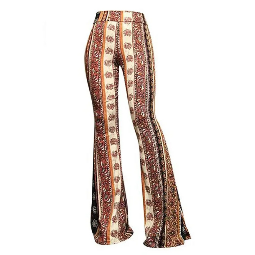 Zoey - Omkeerbare Taillebedrukte Uitlopende Broek Voor Dames